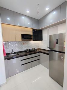 Kitchen Image of 780 Sq.ft 2 BHK Apartment / Flat for rent in Godrej Boulevard, Manjari Budruk Pune for Rs. 40000