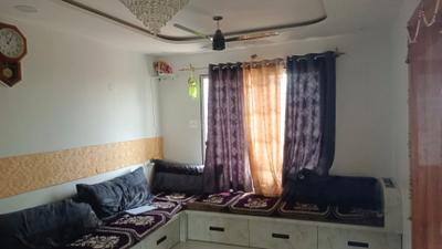 Living Room Image of 1060 Sq.ft 3 BHK Apartment / Flat for rent in Vishwakarma Heights, Kanchanwadi Aurangabad for Rs. 40000