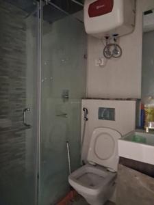 Common Bathroom Image of 1250 Sq.ft 2 BHK Apartment / Flat for rent in Supertech Supernova, Sector 94 Noida for Rs. 55000