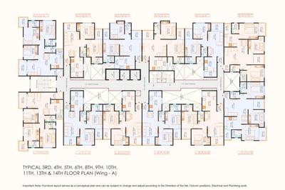 Image of 910 Sq.ft 2 BHK Apartment / Flat for sale in Nexus Prime Square, Moshi, Pune for Rs. 5500000