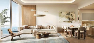 Hall Image of 872 Sq.ft 1 BHK Apartment / Flat for sale in Deira Islands Dubai for Rs. 43873820