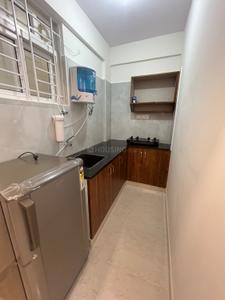 Kitchen Image of 600 Sq.ft 1 BHK Apartment / Flat for rent in BTM Layout Bengaluru for Rs. 24999