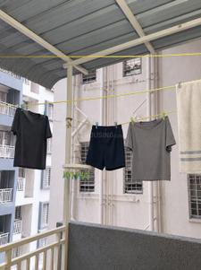 Balcony Image of 758 Sq.ft 2 BHK Apartment / Flat for rent in Bhalchandra Upvan, Punawale Pune for Rs. 24000