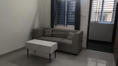 Living Room Image of 800 Sq.ft 1 BHK Apartment / Flat for rent in Nagavara Bengaluru for Rs. 26000