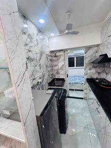 Kitchen Image of 367 Sq.ft 1 RK Apartment / Flat for rent in DLF Capital Green III by DLF, Moti Nagar New Delhi for Rs. 24000