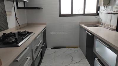 Kitchen Image of 1800 Sq.ft 3 BHK Apartment / Flat for rent in Kesar Harmony, Kharghar Navi Mumbai for Rs. 95000