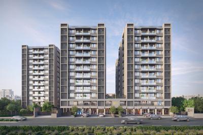 Image of 1485 Sq.ft 2 BHK Apartment / Flat for sale in Sadguru Air 2, Vinzol, Ahmedabad for Rs. 4150000