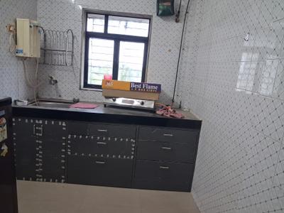 Kitchen Image of 520 Sq.ft 1 BHK Apartment / Flat for rent in Usha Complex, Bhandup West Mumbai for Rs. 28000