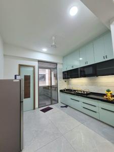 Kitchen Image of 2412 Sq.ft 3 BHK Apartment / Flat for rent in Saamarth H7, PDPU Road Gandhinagar for Rs. 55000