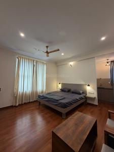 Bedroom Image of 600 Sq.ft 1 RK Apartment / Flat for rent in Thanisandra Bengaluru for Rs. 20000