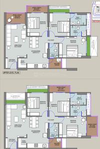 Image of 1800 Sq.ft 3 BHK Apartment / Flat for sale in Shilp North Sky, Gujarat International Finance Tec City, Gandhinagar for Rs. 19800000