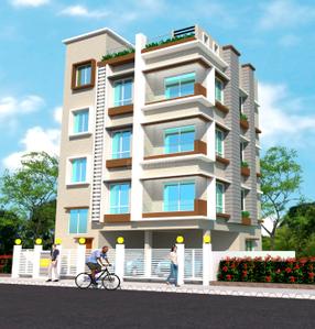 Image of 1360 Sq.ft 3 BHK Apartment / Flat for sale in Kasba, Kolkata for Rs. 8800000