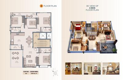 Image of 2264 Sq.ft 4 BHK Apartment / Flat for sale in Surya Nagar, Nagpur for Rs. 16000000