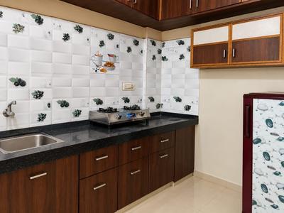 Kitchen Image of 1500 Sq.ft 3 BHK Independent House for sale in Shakti Kailash Tirth Avenue, Vatva Ahmedabad for Rs. 6500000