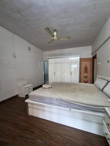 Bedroom Image of 1300 Sq.ft 3 BHK Apartment / Flat for rent in Nilambari, Airoli Navi Mumbai for Rs. 65000
