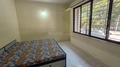 Bedroom Image of 600 Sq.ft 1 BHK Independent House for rent in Gangapuram Society, Viman Nagar Pune for Rs. 22000