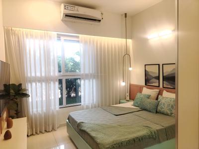 Bedroom Image of 1200 Sq.ft 2 BHK Apartment / Flat for sale in Godrej Aqua Vista, Mundhwa Pune for Rs. 8600000