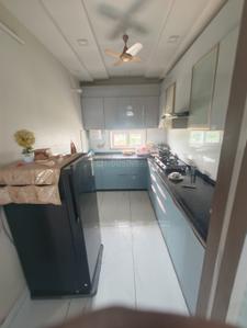 Kitchen Image of 1550 Sq.ft 3 BHK Apartment / Flat for sale in Shree Hare Krishna Heights, Dholai Jaipur for Rs. 8000000