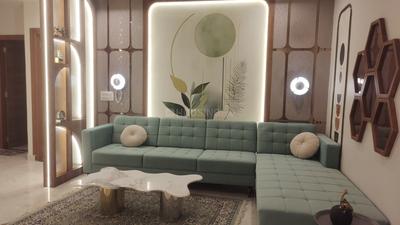Living Room Image of 1300 Sq.ft 3 BHK Apartment / Flat for sale in Keshupura Jaipur for Rs. 5800000