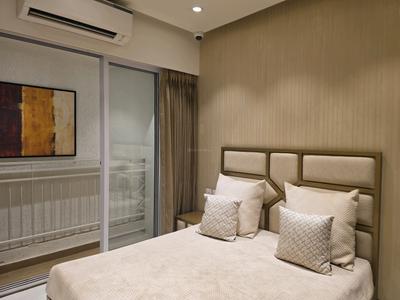 Bedroom Image of 899 Sq.ft 2 BHK Apartment / Flat for sale in JP Codename Dream Home Tower C, Mira Road East Mira Bhayandar for Rs. 9800000