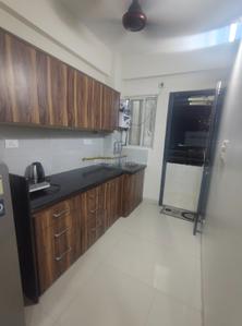 Kitchen Image of 557 Sq.ft 1 BHK Apartment / Flat for rent in GRV Brij Residency Phase 2, Lasudia Mori Indore for Rs. 20000