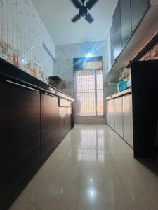 Kitchen Image of 656 Sq.ft 1 BHK Apartment / Flat for rent in Thakurli Thane for Rs. 18000