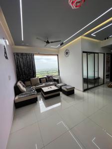 Hall Image of 1000 Sq.ft 2.5 BHK Apartment / Flat for rent in Malabar County III, Vaishno Devi Circle Ahmedabad for Rs. 35000