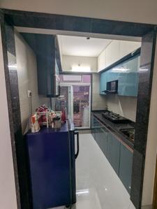 Kitchen Image of 550 Sq.ft 1.5 BHK Apartment / Flat for rent in Lal Gami Jade, Vashi Navi Mumbai for Rs. 50000