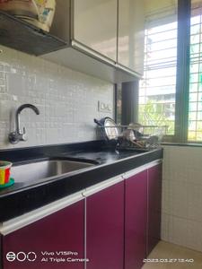 Kitchen Image of 1100 Sq.ft 2 BHK Apartment / Flat for sale in Mahavir Sadhana CHS, Sanpada Navi Mumbai for Rs. 28000000