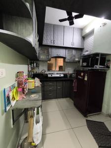 Kitchen Image of 900 Sq.ft 2 BHK Apartment / Flat for rent in Dhyan Residency, Harni Vadodara for Rs. 18000