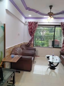 Hall Image of 1200 Sq.ft 3 BHK Apartment / Flat for rent in Prajapati Park, Kopar Khairane Navi Mumbai for Rs. 75000