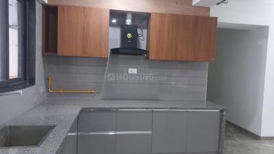 Kitchen Image of 2115 Sq.ft 3 BHK Apartment / Flat for rent in Gala Aria, South Bopal Ahmedabad for Rs. 36000