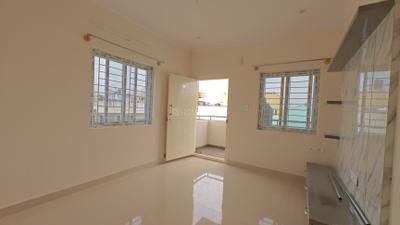 Living Room Image of 600 Sq.ft 1 BHK Apartment / Flat for rent in Kaggadasapura Bengaluru for Rs. 24500
