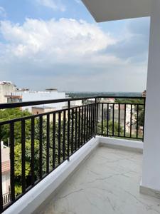 Balcony Image of 708 Sq.ft 1 BHK Builder Floor for rent in Saket New Delhi for Rs. 19000