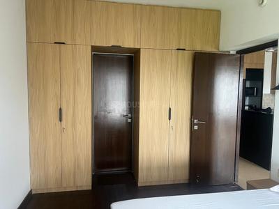 Bedroom Image of 640 Sq.ft 1 RK Studio for rent in Lodha Belmondo, Gahunje Pune for Rs. 45000