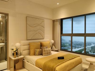 Bedroom Image of 950 Sq.ft 2 BHK Apartment / Flat for sale in Rustomjee La Familia, Thane West Thane for Rs. 15000000