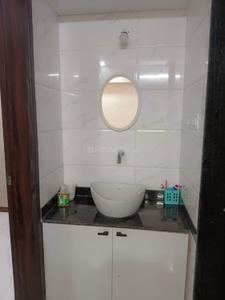 Bathroom Image of 600 Sq.ft 1 BHK Apartment / Flat for rent in GK Dwarka Sai, Rahatani Pune for Rs. 25000