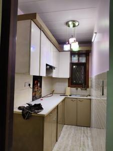 Kitchen Image of 650 Sq.ft 2 BHK Builder Floor for rent in Nawada New Delhi for Rs. 16000