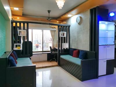 Living Room Image of 930 Sq.ft 2 BHK Apartment / Flat for rent in Kasarvadavali Thane for Rs. 28000
