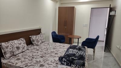Bedroom Image of 639 Sq.ft 1 RK Apartment / Flat for rent in Karolan Ka Barh Jaipur for Rs. 16000