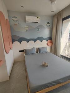 Bedroom Image of 1725 Sq.ft 3 BHK Apartment / Flat for sale in Om Swarna Sopan, Adajan Surat for Rs. 6500000