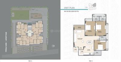 Image of 2430 Sq.ft 3 BHK Apartment / Flat for sale in Swarnim Heights, Chharodi, Ahmedabad for Rs. 12150000