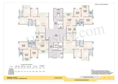 Image of 1450 Sq.ft 3 BHK Apartment / Flat for sale in F Premium, Tathawade, Pune for Rs. 13500000