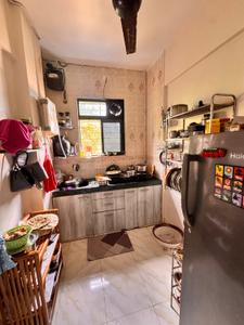 Kitchen Image of 650 Sq.ft 1 BHK Apartment / Flat for sale in Airoli Navi Mumbai for Rs. 7200000