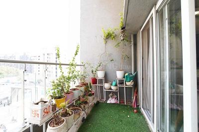 Balcony Image of 1300 Sq.ft 3 BHK Apartment / Flat for sale in Keshav Nagar Pune for Rs. 14000000