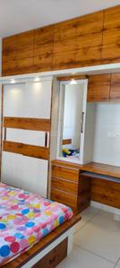 Bedroom Image of 501 Sq.ft 1 RK Apartment / Flat for rent in L And T Raintree Boulevard, Sahakara Nagar Bengaluru for Rs. 50000