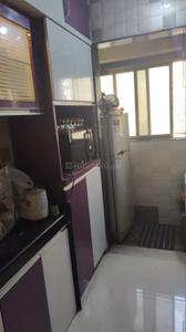 Kitchen Image of 800 Sq.ft 1 BHK Apartment / Flat for rent in Thane West Thane for Rs. 16000