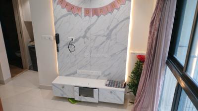 Living Room Image of 541 Sq.ft 1 BHK Apartment / Flat for rent in Lodha Quality Home Tower 4, Thane West Thane for Rs. 30000