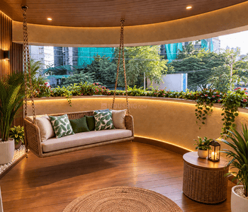 Balcony Image of 1913 Sq.ft 3 BHK Apartment / Flat for sale in Devi One Avenue, Panvel Navi Mumbai for Rs. 18173500