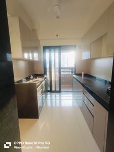 Kitchen Image of 1050 Sq.ft 2 BHK Apartment / Flat for rent in Omkar Veda Exclusive, Parel Mumbai for Rs. 130000